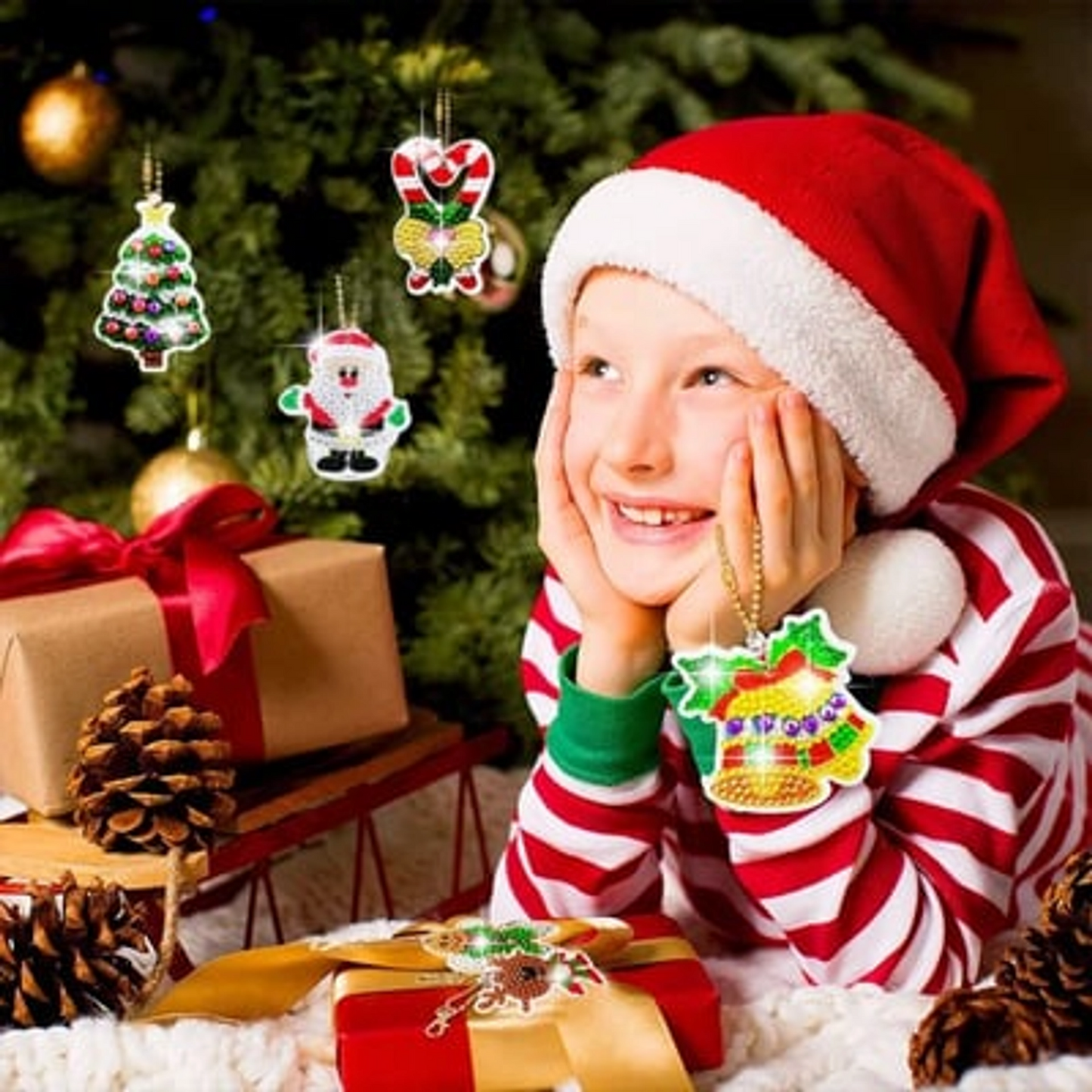 SparkleFest – Christmas Diamond Art Sticker Kit
