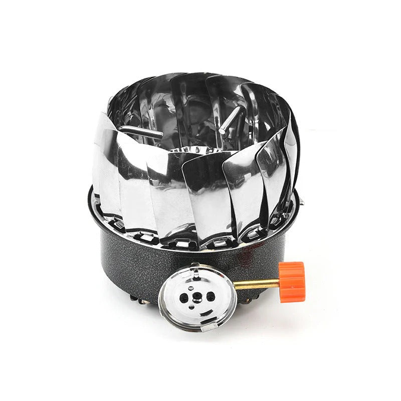 LotusFold – Portable Small Square Stove for Outdoor Cooking