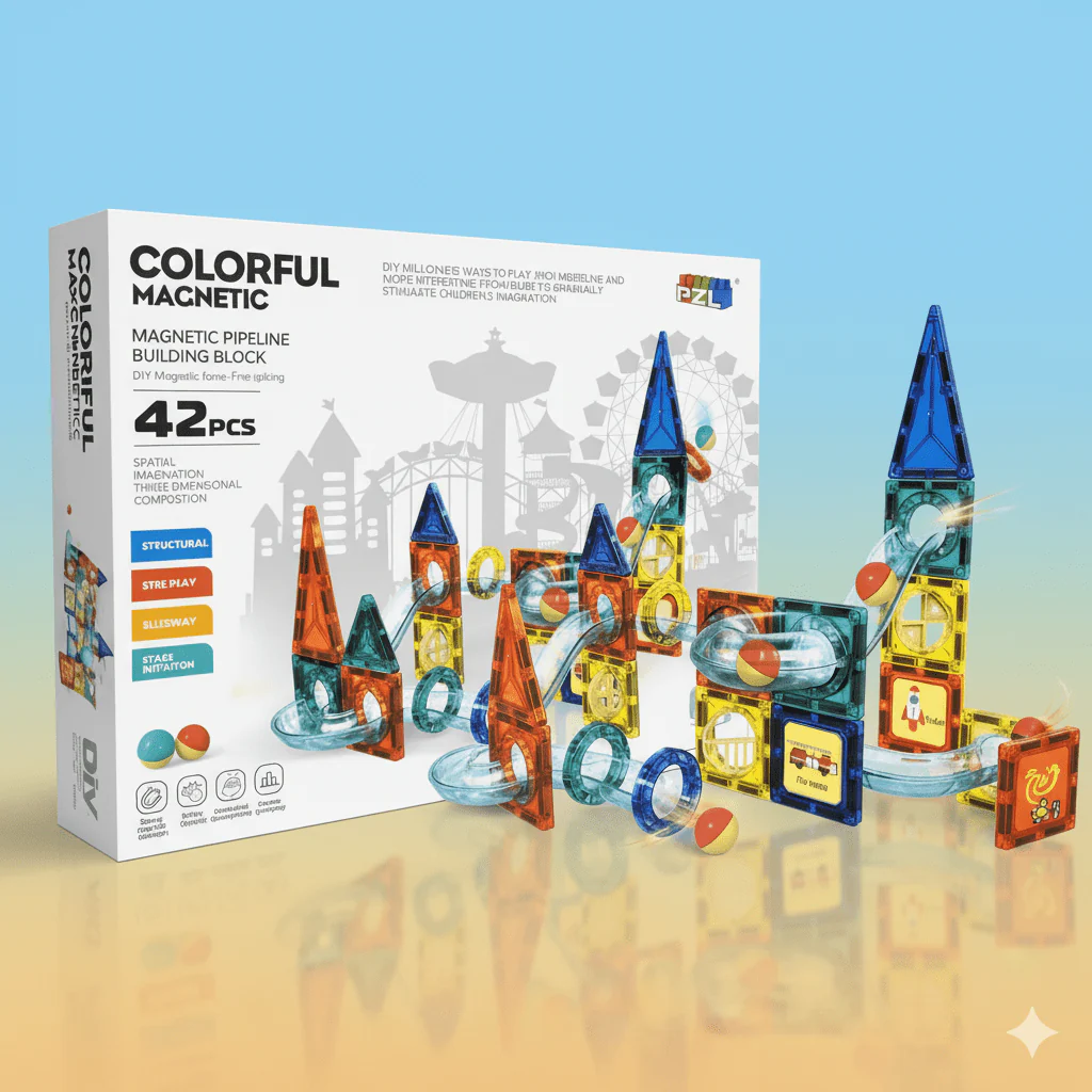 BrainiBlox – Smart Magnetic Construction Toy