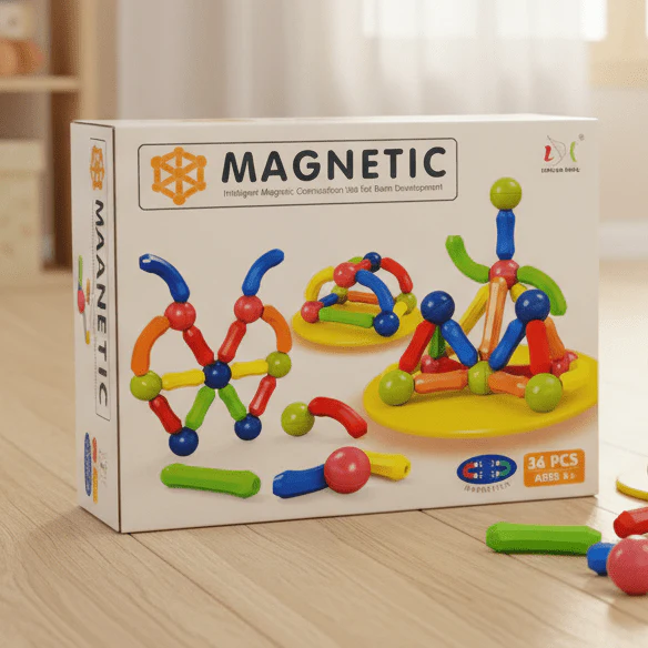 BrainiBlox – Smart Magnetic Construction Toy