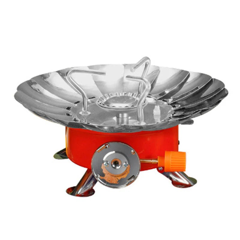 LotusFold – Portable Small Square Stove for Outdoor Cooking
