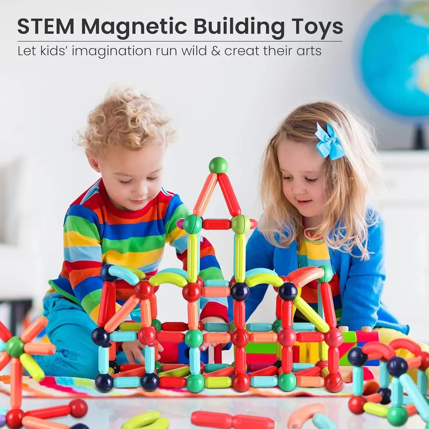 BrainiBlox – Smart Magnetic Construction Toy