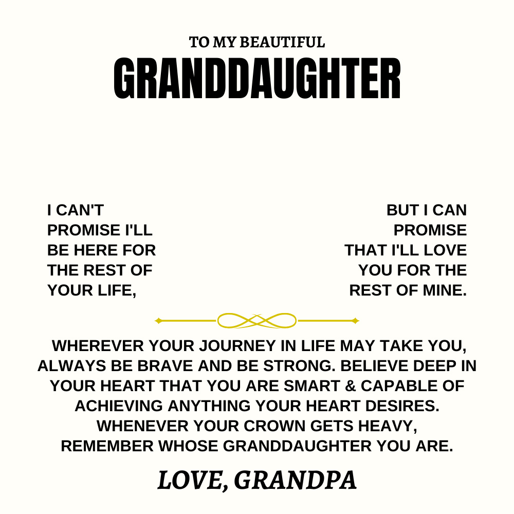 EternalBond – Linked Hearts Granddaughter Gift