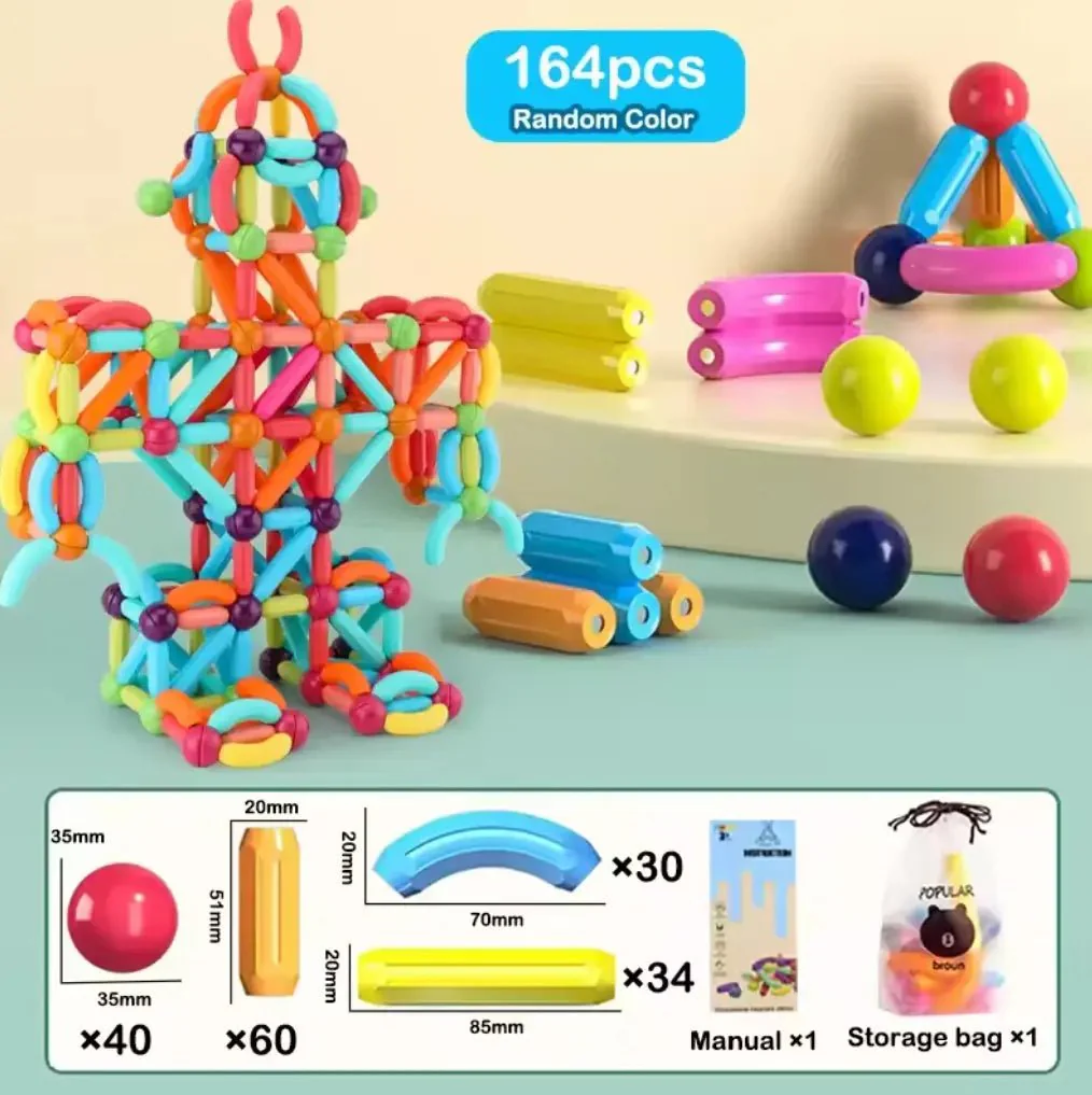BrainiBlox – Smart Magnetic Construction Toy