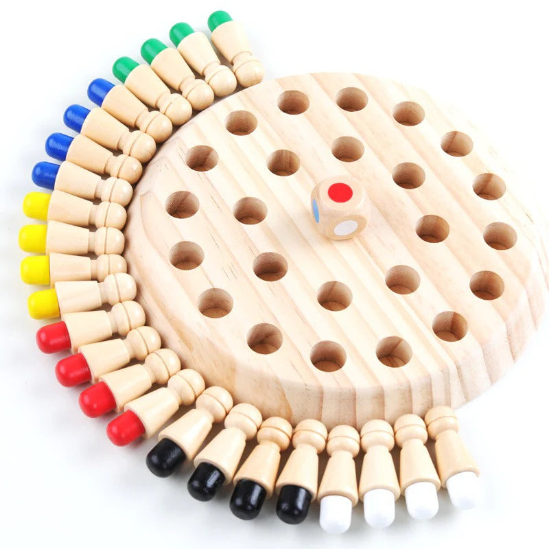 MindMates – Wooden Memory Chess Game