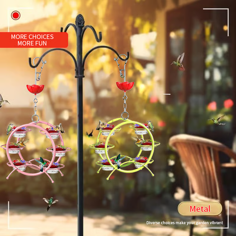SweetSip | Colorful Garden Hummingbird Feeder