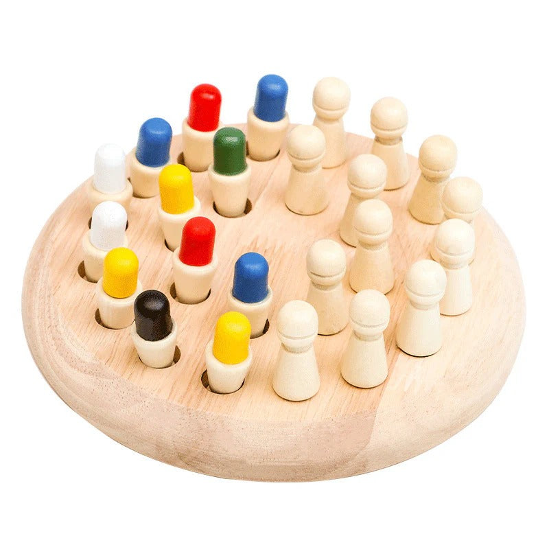 MindMates – Wooden Memory Chess Game