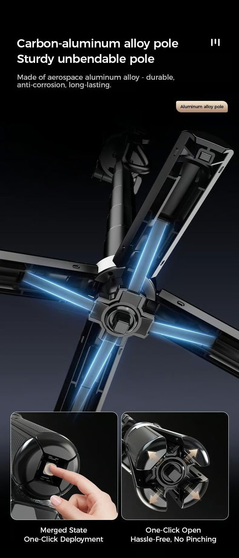 TwistShot – 360° Magnetic Multifunctional Selfie Stick