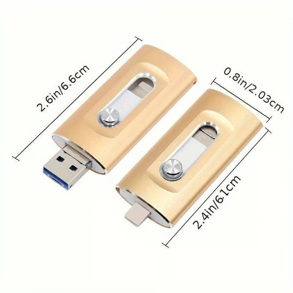 UltraPort – Compact 3 in 1 Flash Drive for Phones & Computers