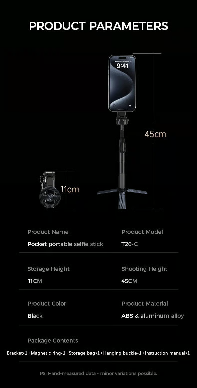 TwistShot – 360° Magnetic Multifunctional Selfie Stick