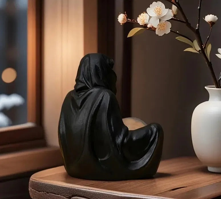 GrimOrb – Death God Crystal Ball for Enchanted Shelves
