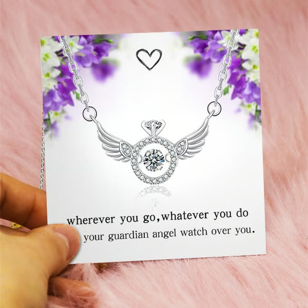 CelestiWings - Winged Heart Pendant