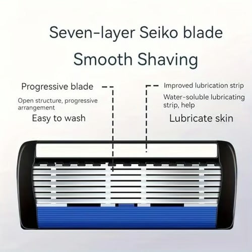 BladeForge – 48 Piece Razor Cartridge Set with Handle