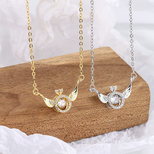 CelestiWings - Winged Heart Pendant