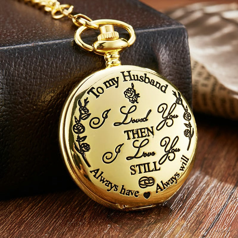 TimelessBond – Engraved Pocket Watch