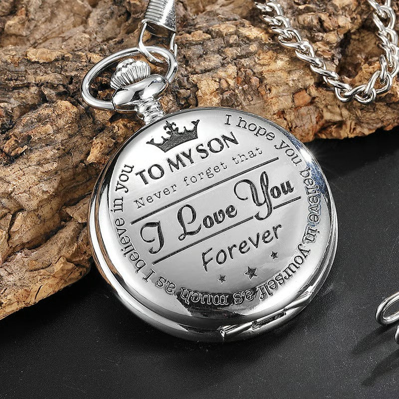 TimelessBond – Engraved Pocket Watch