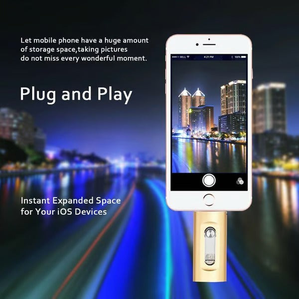 UltraPort – Compact 3 in 1 Flash Drive for Phones & Computers