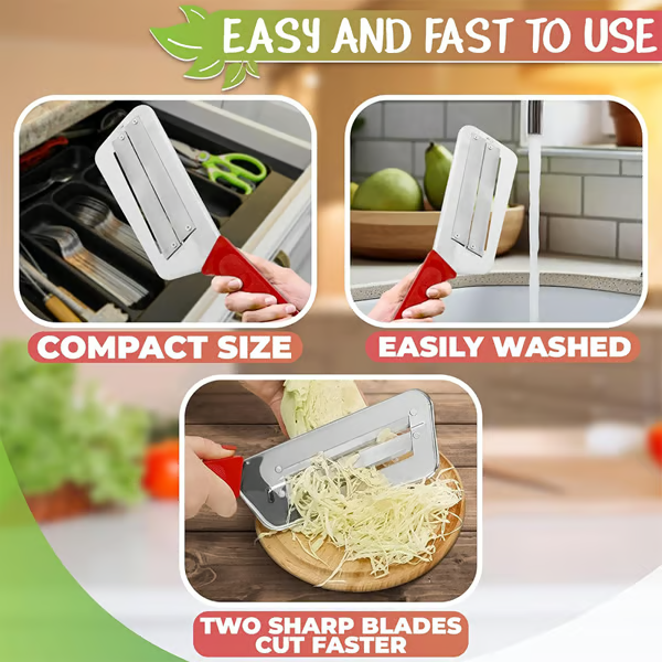 SwiftSlice – Stainless Steel Shredder Knife