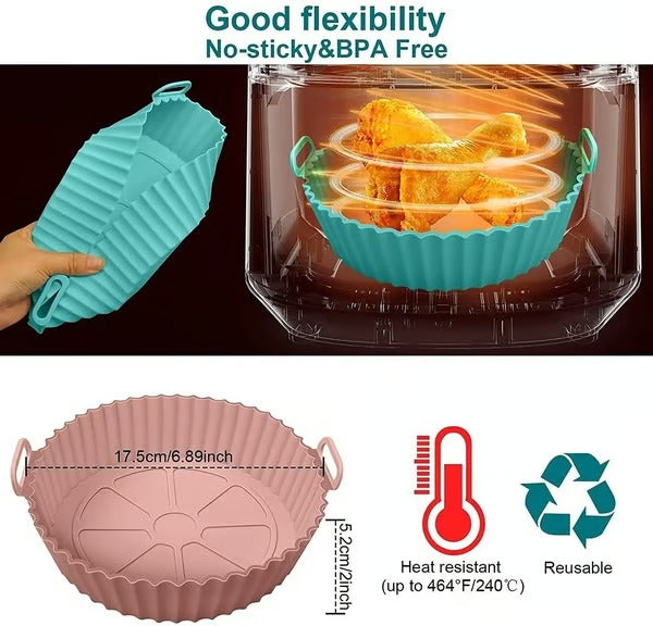 FryClean - Reusable Air Fryer Silicone Tray