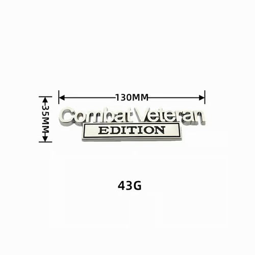 ValorMark – Combat Veteran Edition Car Emblem
