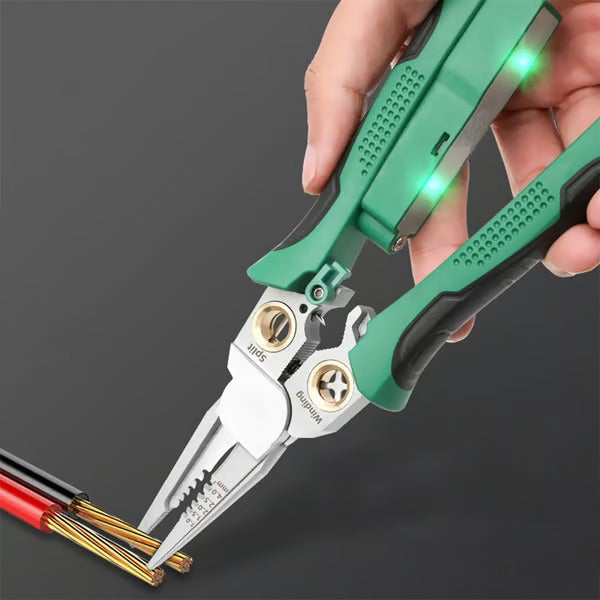 PowerClench – 8 in 1 Wire Twister & Voltage Tester (12–250V)