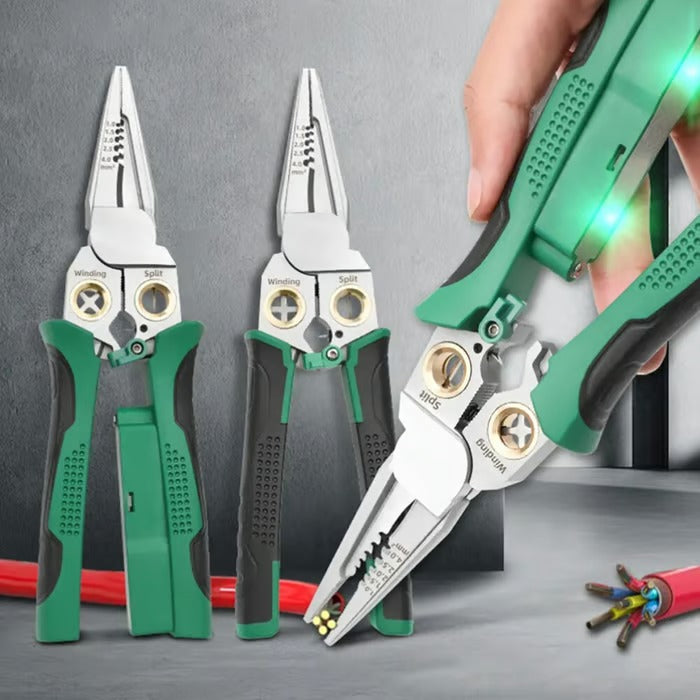 PowerClench – 8 in 1 Wire Twister & Voltage Tester (12–250V)