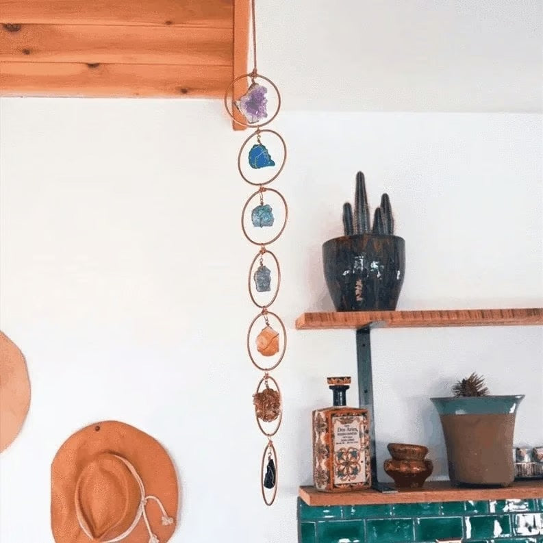 AuraRoots – Handcrafted Crystal Wall Art
