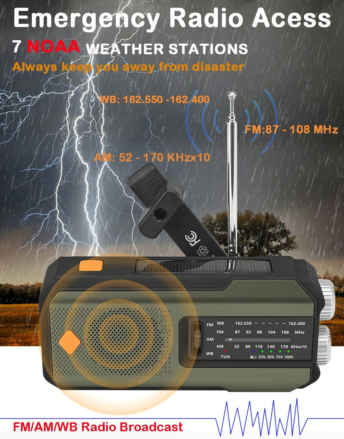 SolarTune – Hand-Crank Emergency Radio