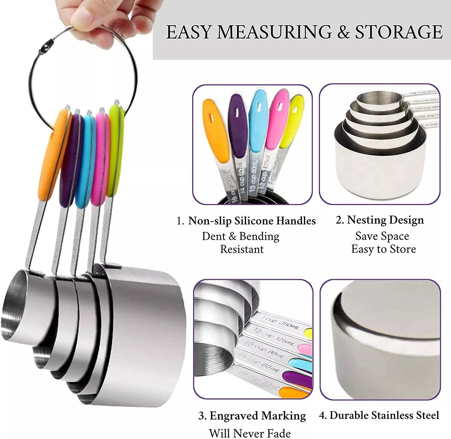 MagniSpoon – Sleek Magnetic Measuring Spoon Set