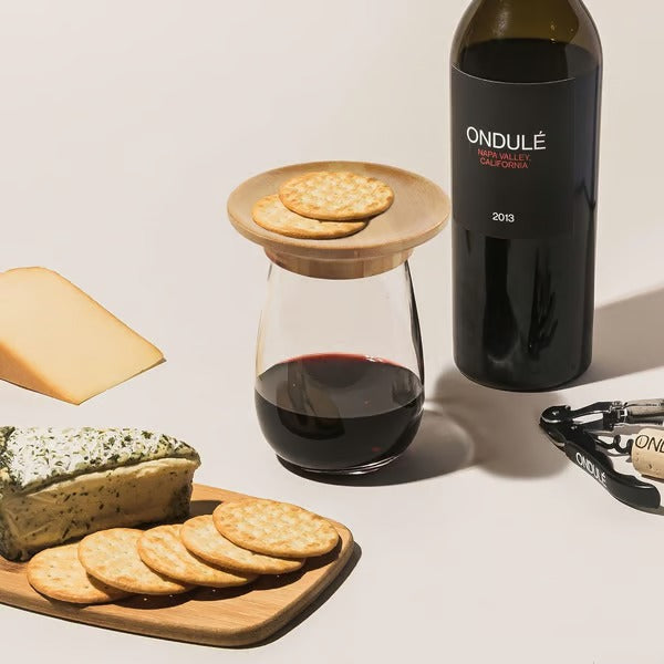 SipNSnack – Charcuterie Topper for Wine Glasses
