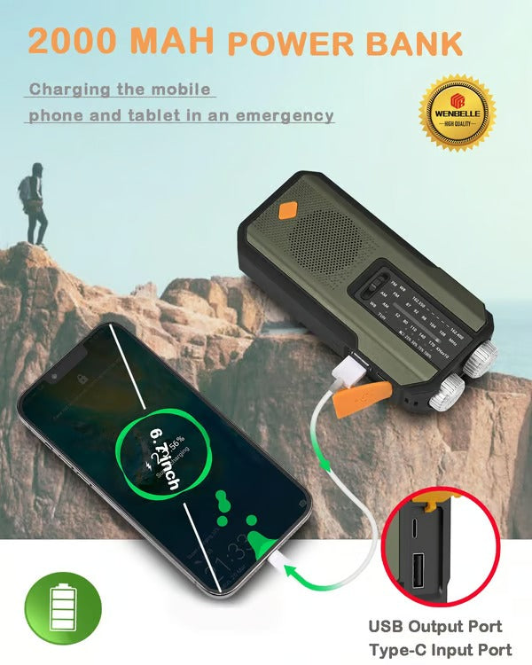 SolarTune – Hand-Crank Emergency Radio