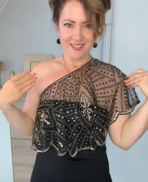 LumiWrap – Sequined Glamour Shawl