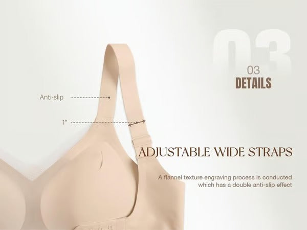LushForm – Seamless Mesh V-Neck Bralette for Women