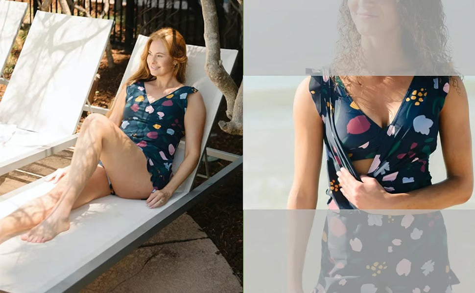 SeaBella | Stylish 3-Piece Swimsuit with Bra Top