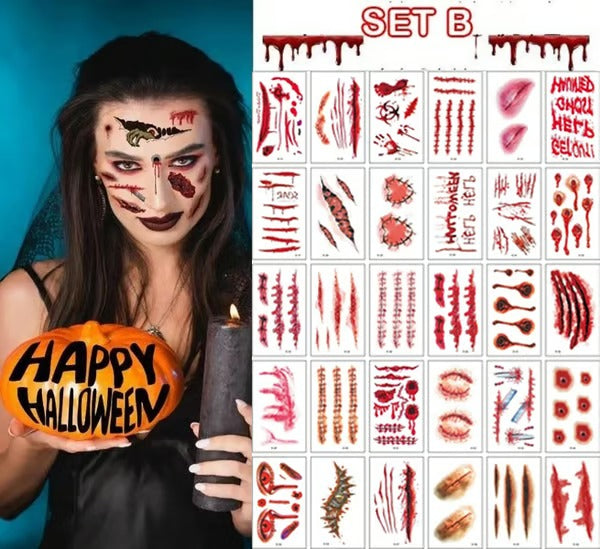 ScareSkin – Halloween Prank Temporary Tattoos