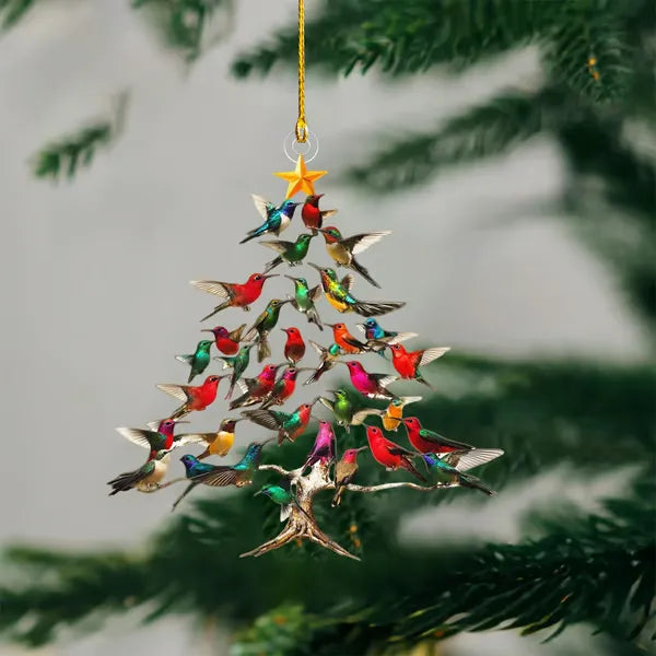 GlideJoy – Festive Hummingbird Tree Ornament