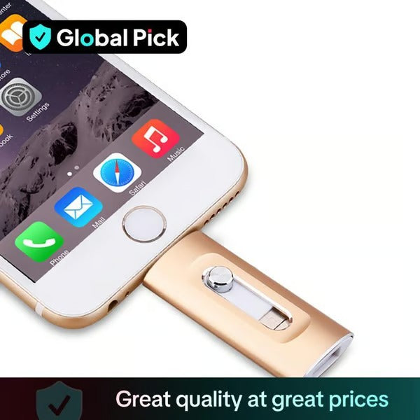 UltraPort – Compact 3 in 1 Flash Drive for Phones & Computers