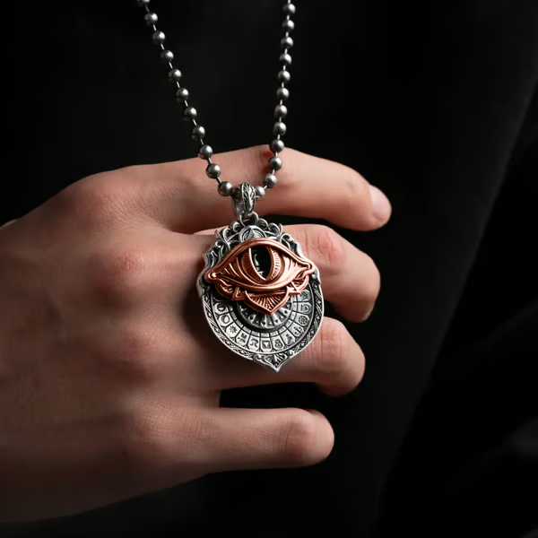 ArcanaGaze – Handmade Tarot Vision Pendant