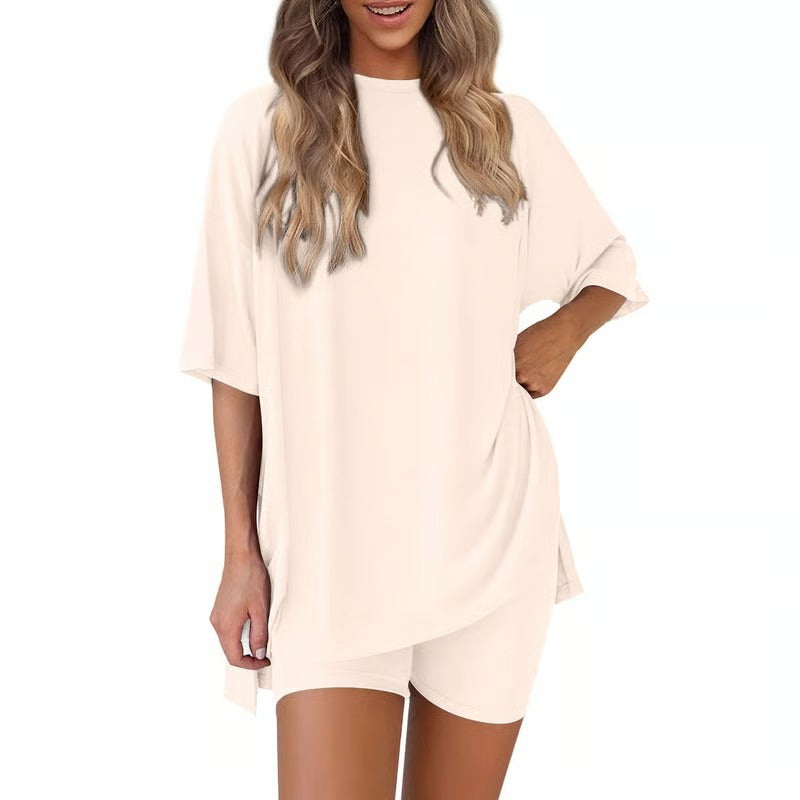 SunDrift – Casual Oversized Shirt & Shorts Duo
