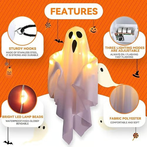 GlowHaunt – DIY LED Ghost Lights for Halloween Decor