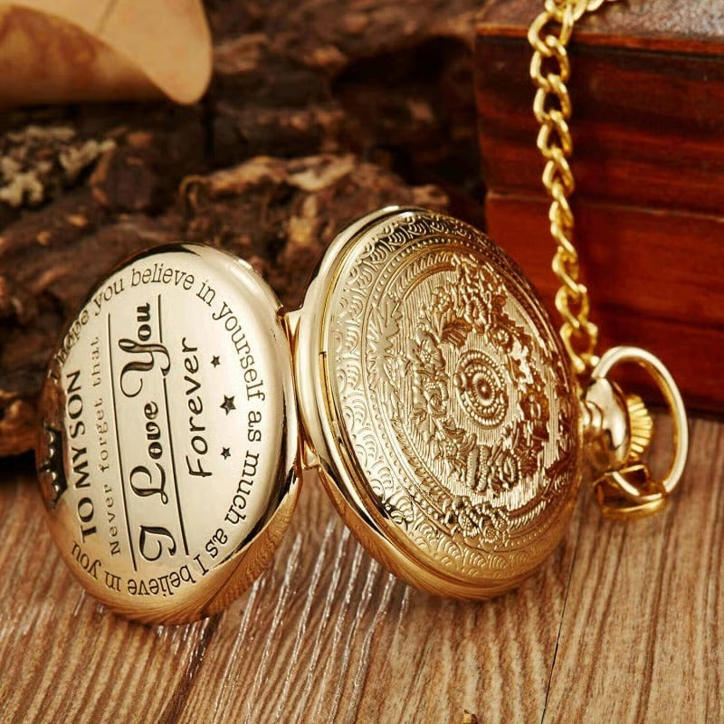 TimelessBond – Engraved Pocket Watch