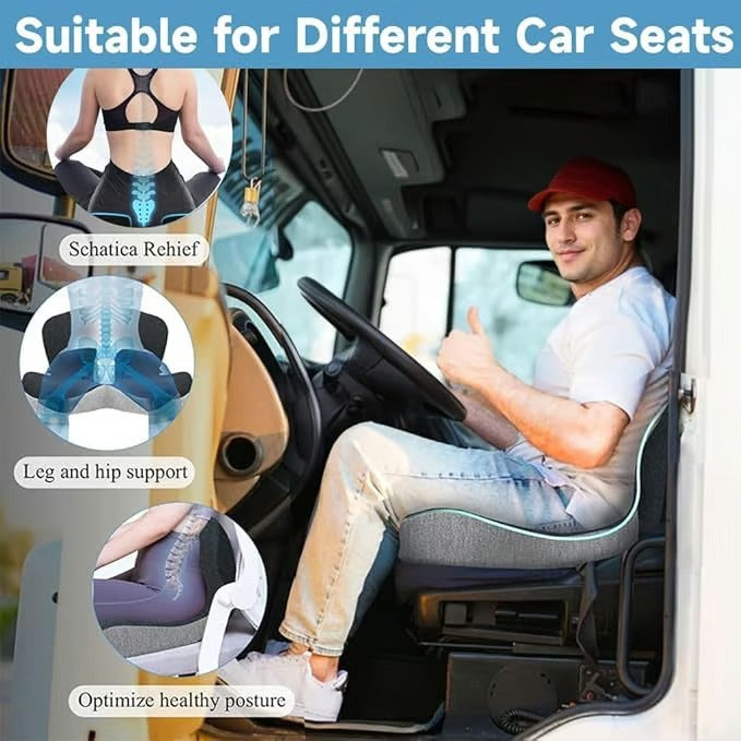 ComfyGrip – Non Slip Memory Foam Support Seat