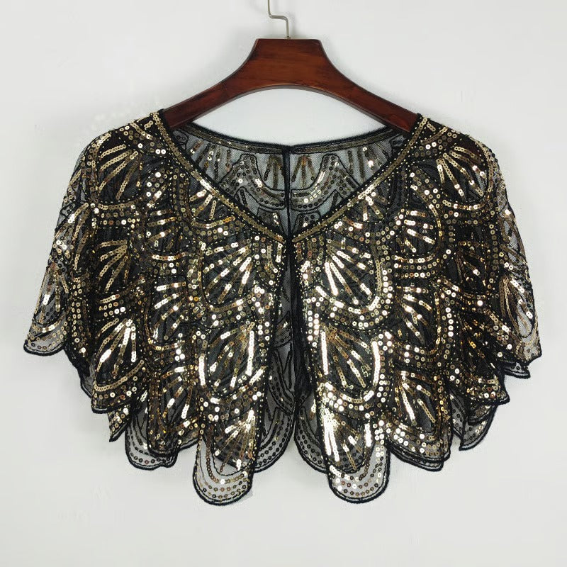 LumiWrap – Sequined Glamour Shawl