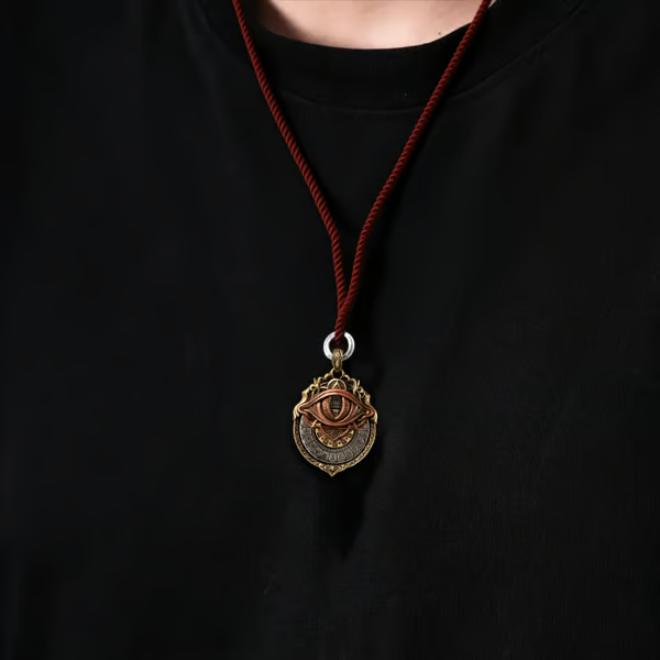 ArcanaGaze – Handmade Tarot Vision Pendant