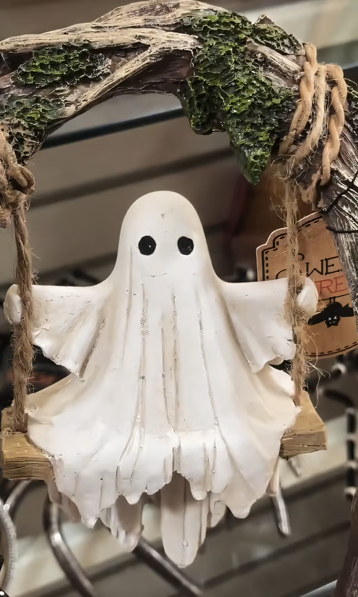 GhostGlide – Enchanted Spirit on a Tree Swing Décor