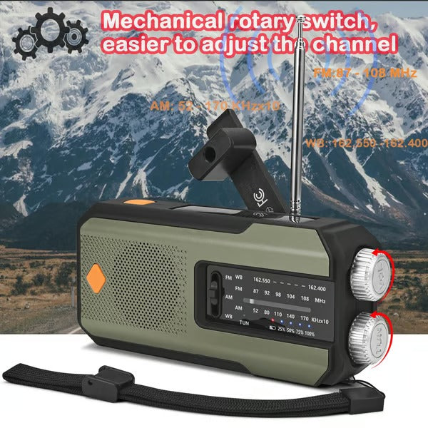 SolarTune – Hand-Crank Emergency Radio