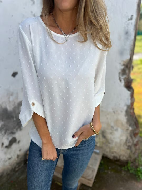 EmbroGlow – Casual Round Neck Shirt