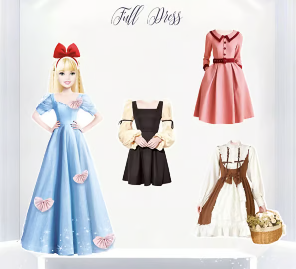 TinyTrendy – Magnetic Dress Up Baby Playset