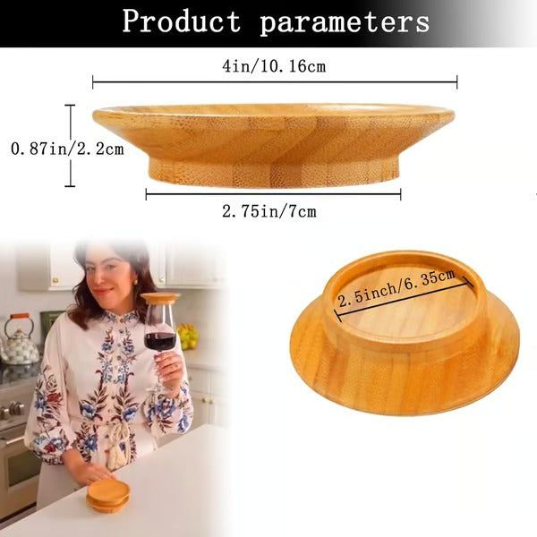 SipNSnack – Charcuterie Topper for Wine Glasses