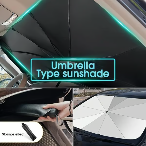 SolarGuard | Foldable UV-Blocking Windshield Shade